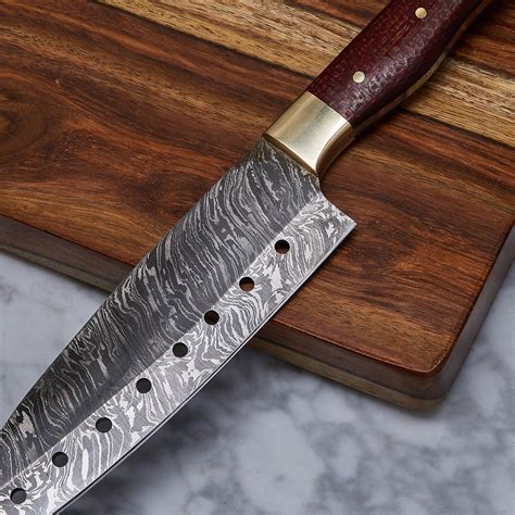 Handmade Damascus Kitchen Knife Kch 20 Evermade Traders Touch Of