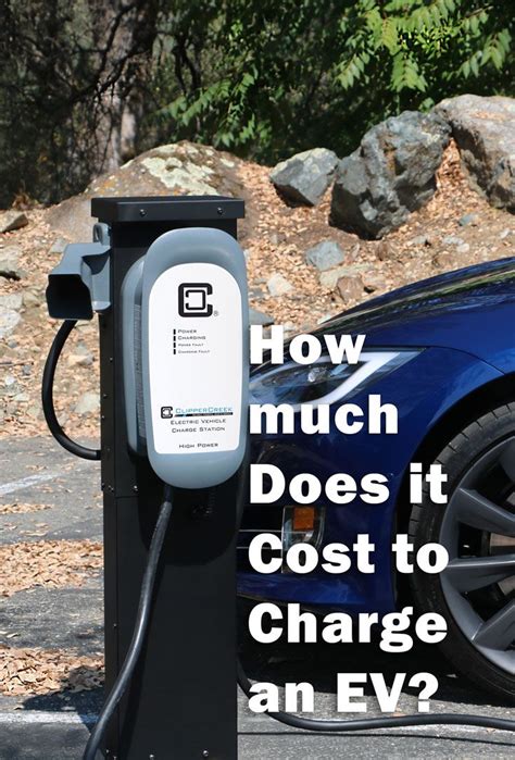 How Much Does It Cost To Charge An Electric Vehicle Electricity