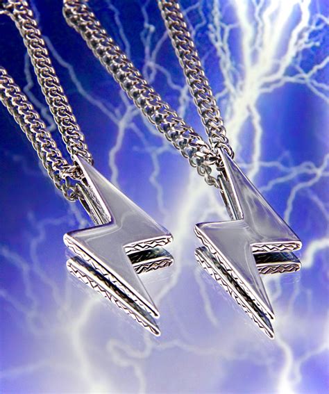 Lightning Bolt Necklace Cyberspace Shop