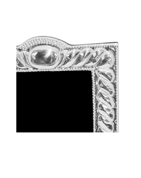 breeze contemporary sterling silver frame makes for a perfect t by engraving the crest with