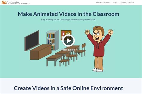 Goanimate Make Animated Videos For The Classroom 14 Day Free Trial