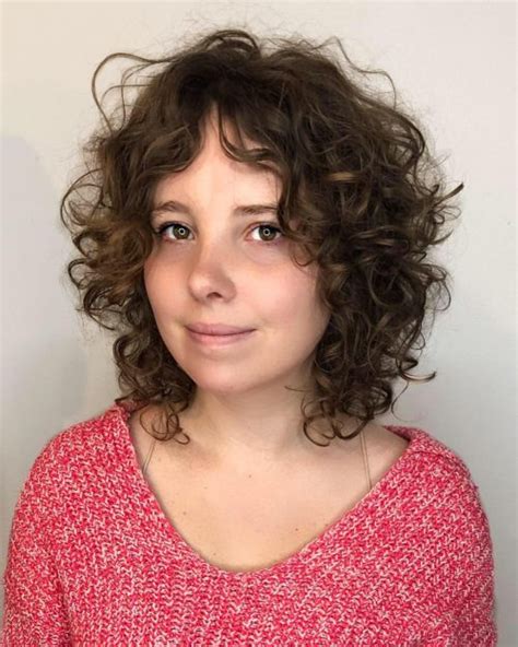 16 Best Ways To Have Curly Hair With Bangs In 2020