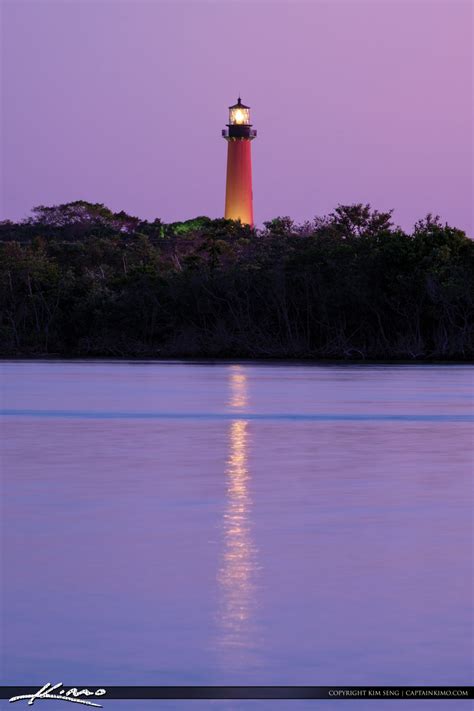 Jupiter Lighthouse Purple Paradise Waterway Hdr Photography By
