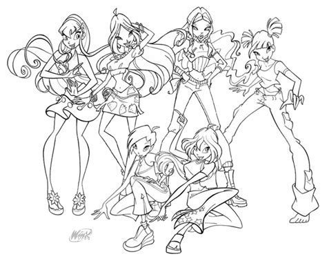 Colorful drawings fairy coloring pages color fairy tattoo coloring books art clipart coloring pages for girls winx club coloring pages. Get This Kids' Printable Winx Club Coloring Pages x4lk2