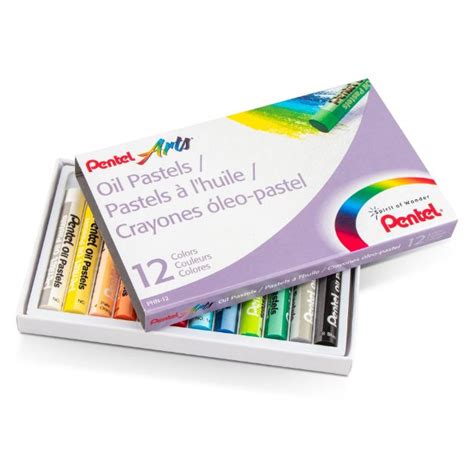 Advantage Writing Supplies Pentel Arts Oil Pastels 12 Color Set