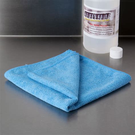 16 X 16 Blue Microfiber Cleaning Cloth 12pack
