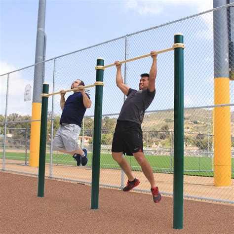 Pull Up Station For 2 Pull Up Bar Greenfields Outdoor Fitness
