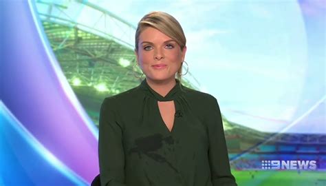 WATCH Footy Shows Erin Molan Swears Live On Air After Falling Off Chair Rugby League News