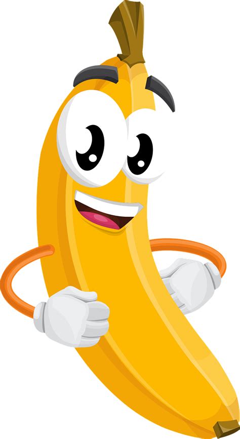 Download Banana Character Hands Royalty Free Vector Graphic Pixabay