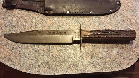 I Inherited This Original Bowie Knife From My Grandad He Skinned