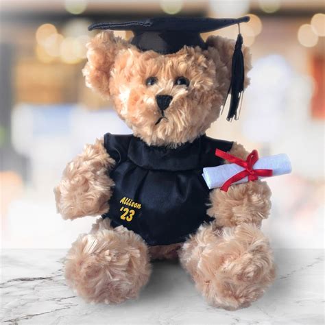personalized graduation teddy bear class of 2023 teddy bear grad t graduate t stuffed