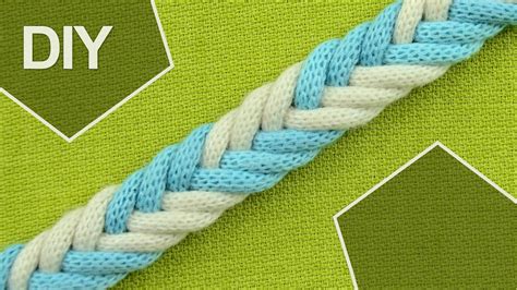 You can use this braid to make beautiful bracelets and belts. DIY: Easy 6-Strand Flat Arrow Braid in 2 colors - YouTube