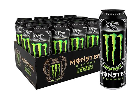 Monster Energy Energy Drink Import 186 Ounce Pack Of 12