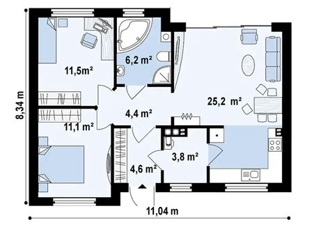 50 Square Meter House Floor Plan House Design Ideas