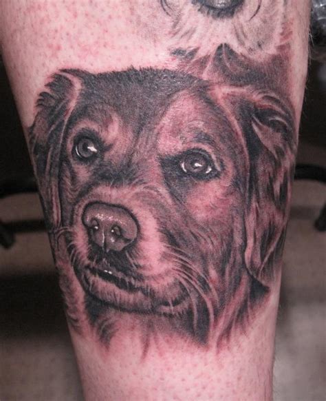 Dog Portrait Tattoo By Bob Tyrrell Tattoos
