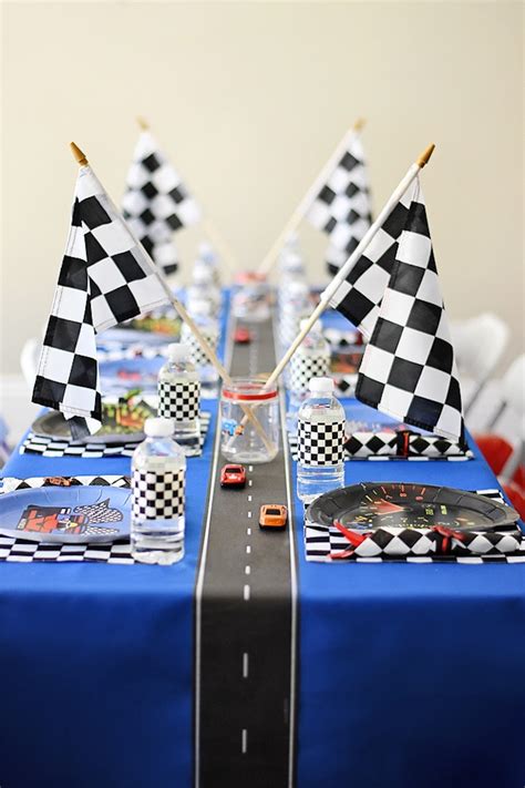 Karas Party Ideas Mavericks Speedy Race Car Birthday Party Karas
