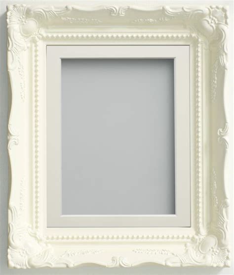 Langley White 16x12 Frame With Ivory Mount Cut For Image Size 12x8