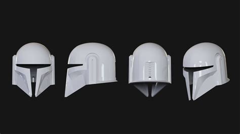 Custom Mandalorian Helmet File For 3d Printing Stl Set Of 7 Etsy