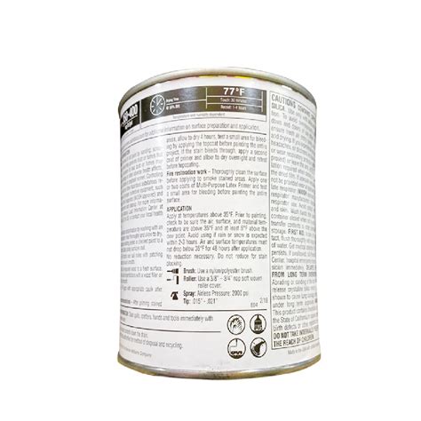 Sherwin Williams Multi-Purpose Interior/Exterior Latex Primer/Sealer 946ML