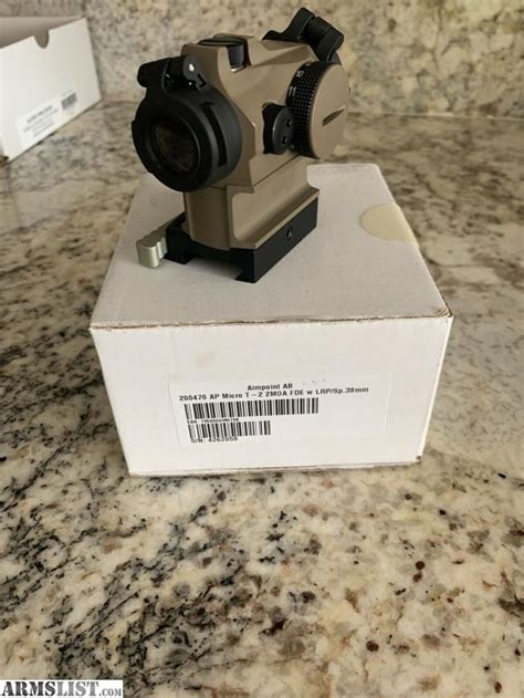 Armslist For Sale Fde Aimpoint Micro T 2 2 Moa Red Dot Reflex