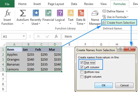 How To Create And Use Excel Named Ranges To Make Your Spreadsheets