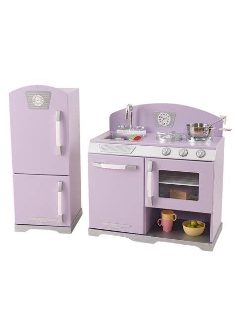Maybe you would like to learn more about one of these? Lavender Retro Kitchen & Refrigerator | Kidkraft retro ...