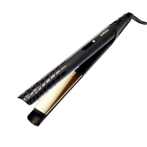 They can be used to create steam hair straighteners are a good alternative for powerful styling that does less damage. Babyliss ST430E 35mm Gold Hair Straightener LCD "O"