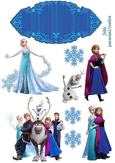 Fotos Em Topper 384 Frozen Elsa Cake Topper Frozen Cupcake Toppers