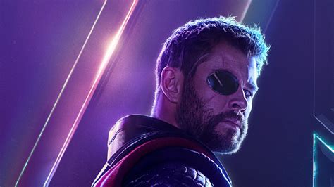 1920x1080 Thor In Avengers Infinity War New Poster Laptop Full Hd 1080p
