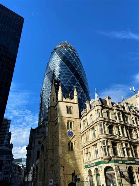 The Gherkin Building London Uk Editorial Stock Photo Image Of