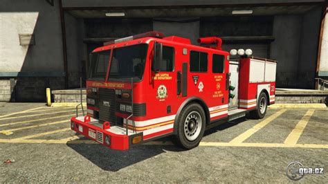 Fire Truck Gta V Grand Theft Auto 5 Na Gtacz