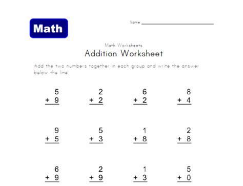 Math Worksheets For 1st Grade 1st Grade Online Math Worksheets Math