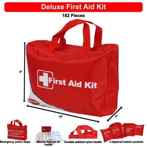 Deluxe Complete First Aid Kit Wnl Products First Aid