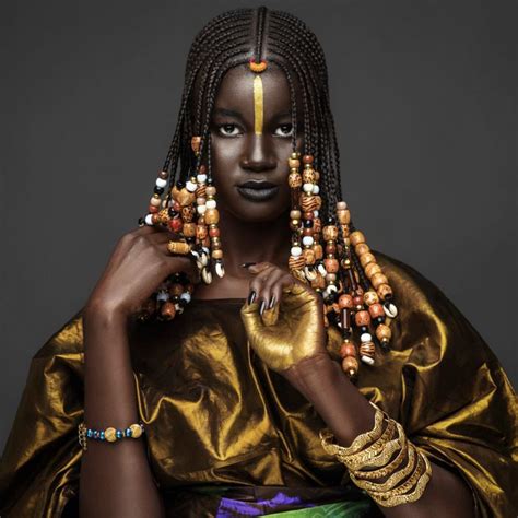 divine beauties — khoudia diop by joey rosado for nyenyo campaign black women women