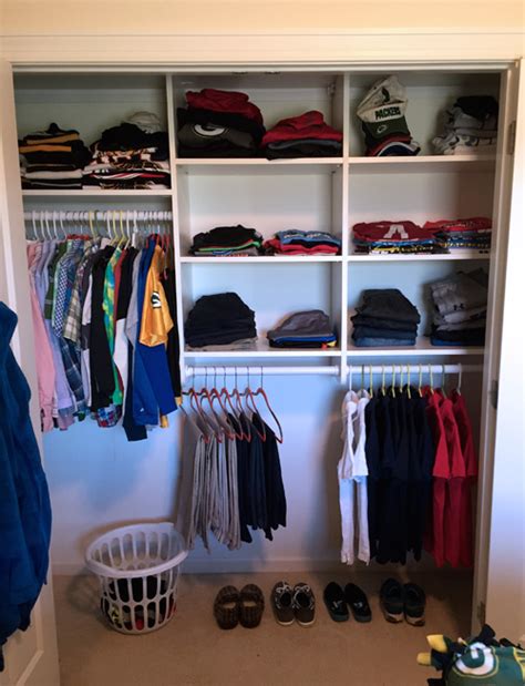From master bedroom closets to small from master bedroom closets to small closets, we have a solution for you. Boys Closet | Top Shelf Home Organizing