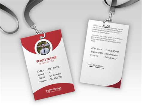Professional Id Card Design Template By Freelancer Mohusin On Dribbble