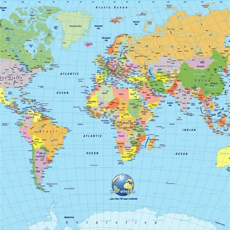 High Quality High Resolution World Map World Map