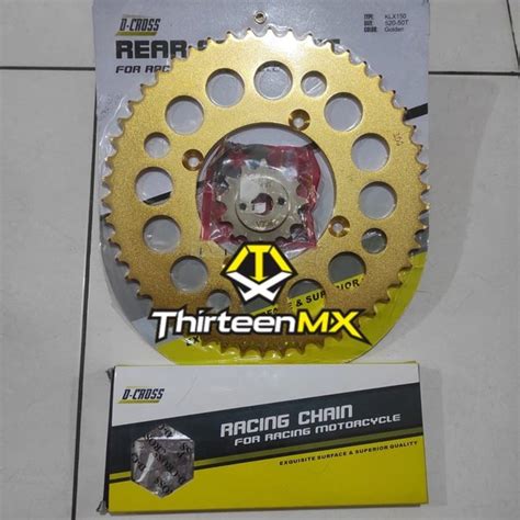 Jual Paket Girset Gearset Klx T Gir Set Depan Belakang Di Lapak Thirteen Mx