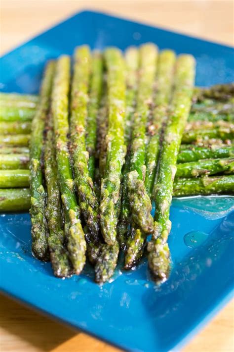 While the asparagus are grilling slice the lemon in half and add to the grill also, … Perfect Grilled Asparagus