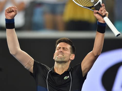 Novak djokovic is looking to extend his record of eight titles in melbourne, but all the interest was not in his the aussie bad boy (right) has been disparaging of djokovic in the past, and has said that he. Novak Djokovic through to the last 16 of the Australian ...