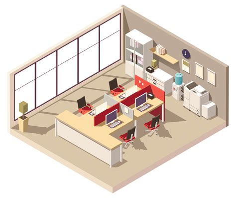 Isometric Office Vector Art Icons And Graphics For Free Download