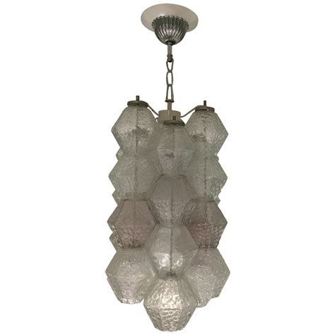 Geometric Murano Glass Chandelier | Murano glass chandelier, Glass chandelier, Chandelier
