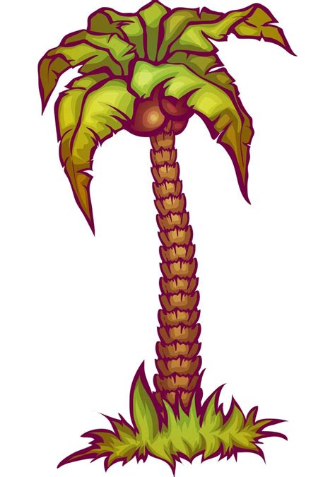 Palm Tree Clipart Tropical Coconut 2 Wikiclipart