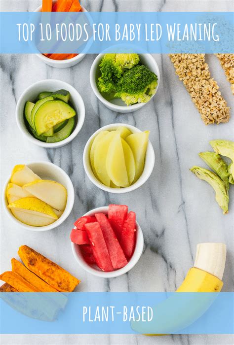 The most exciting part about starting baby led weaning is choosing your baby's first foods. Top 10 Foods for Plant-based Baby Led Weaning - Nora Cooks