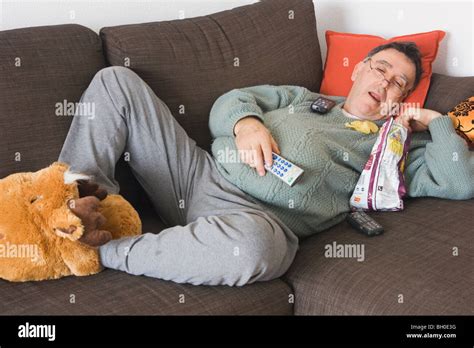 Couch potato Stock Photo - Alamy