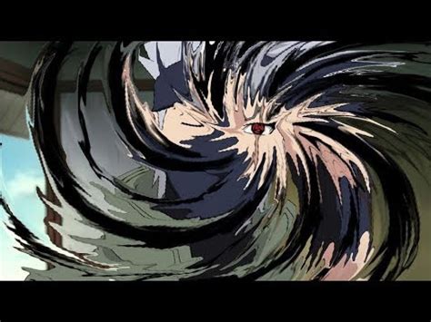 Kakashi uses MANGEKYOU SHARINGAN scene hd 60 fps - Naruto Shippuden