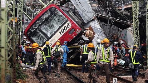 1 Killed In Train Crash A Rarity In Japan The New York Times