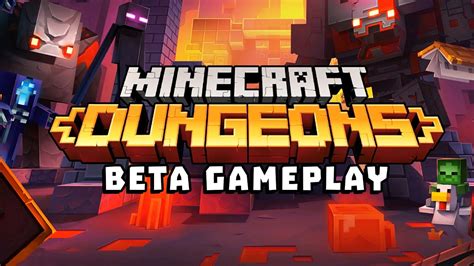 Welcome To Minecraft Dungeons Beta Gameplay Minecraft Dungeons
