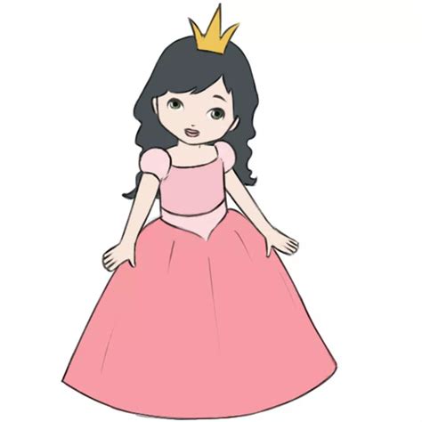 How To Draw A Princess Easy Drawing Art