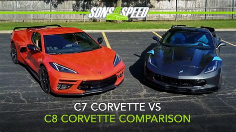 C7 Corvette Vs C8 Corvette Comparison
